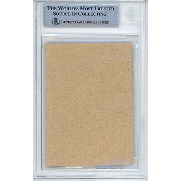 Jack Youngblood Autographed Football Cut Los Angeles Rams Beckett Authentic Slab - Picture 3 of 5